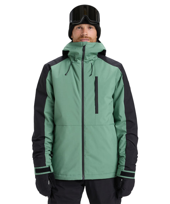 Quiksilver MISSION BLOCK JK スノージャケット QUIKSILVER メンズ/ユニセックス MISSION BLOCK JK スノージャケット