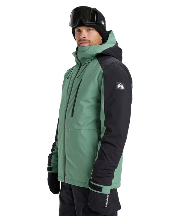 Quiksilver MISSION BLOCK JK スノージャケット QUIKSILVER メンズ/ユニセックス MISSION BLOCK JK スノージャケット