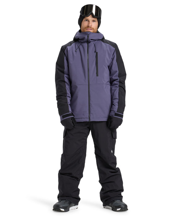 QUIKSILVER メンズ MISSION BLOCK JK スノージャケット <SURF THE MOUNTAIN>【25-26SNOWモデル】 KRB0 / L