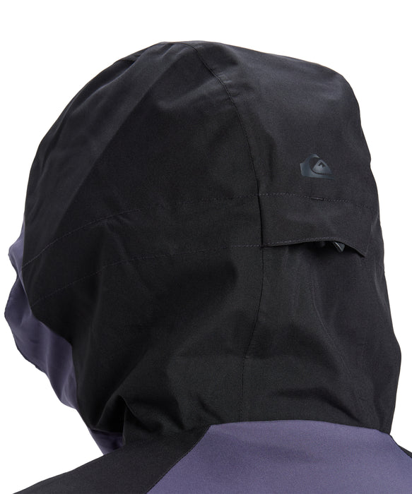QUIKSILVER メンズ MISSION BLOCK JK スノージャケット <SURF THE MOUNTAIN>【25-26SNOWモデル】 KRB0 / L