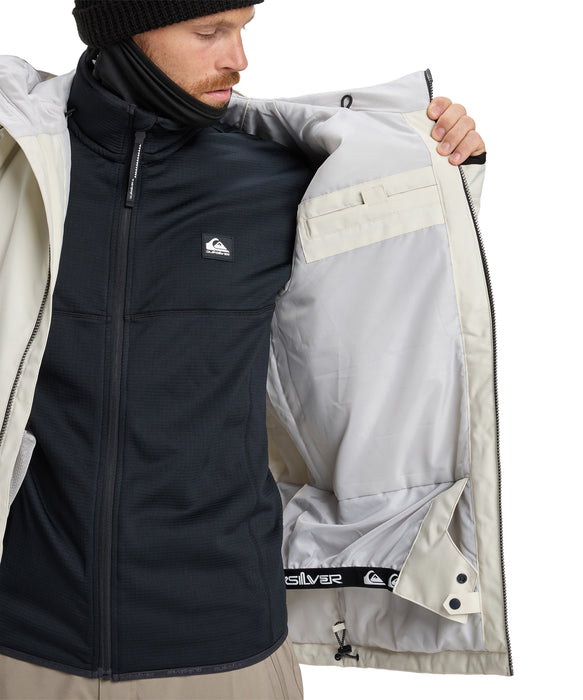 Quiksilver MISSION BLOCK JK スノージャケット QUIKSILVER メンズ/ユニセックス MISSION BLOCK JK スノージャケット