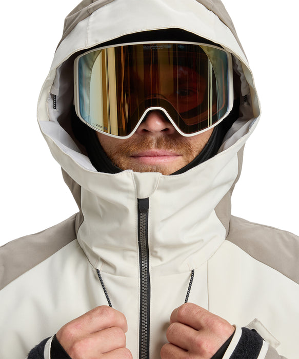 QUIKSILVER メンズ MISSION BLOCK JK スノージャケット <SURF THE MOUNTAIN>【25-26SNOWモデル】 WEG0 / L