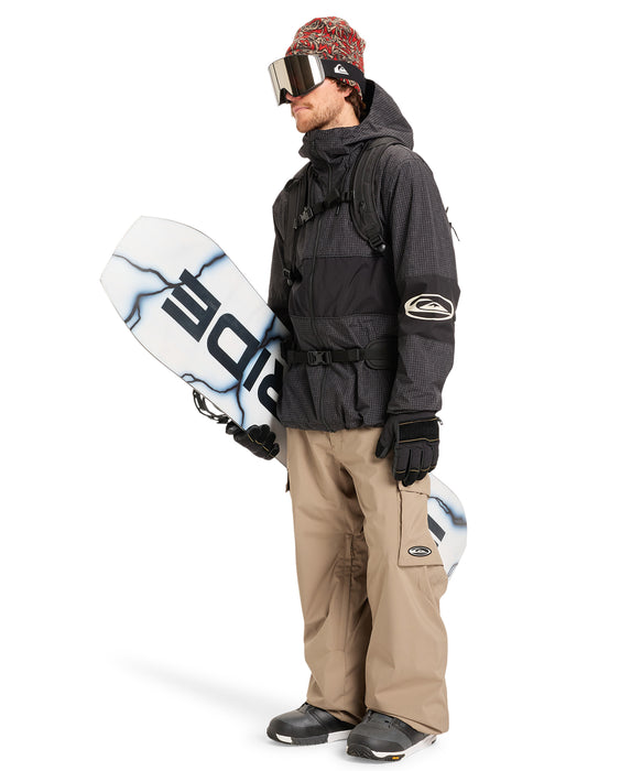 QUIKSILVER メンズ HIGH IN THE HOOD JK スノージャケット <SURF THE MOUNTAIN>【25-26SNOWモデル】 KVJ0 / L