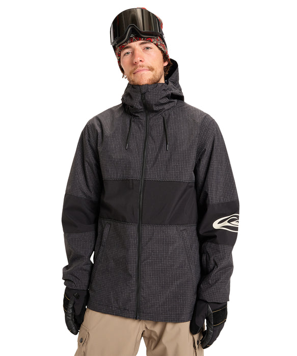 QUIKSILVER メンズ HIGH IN THE HOOD JK スノージャケット <SURF THE MOUNTAIN>【25-26SNOWモデル】 KVJ0 / L
