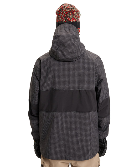 QUIKSILVER メンズ HIGH IN THE HOOD JK スノージャケット <SURF THE MOUNTAIN>【25-26SNOWモデル】 KVJ0 / L
