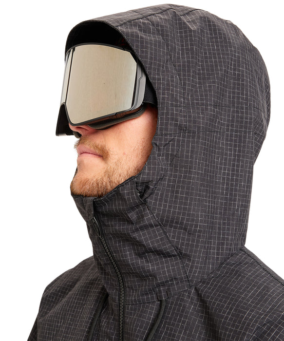 QUIKSILVER メンズ HIGH IN THE HOOD JK スノージャケット <SURF THE MOUNTAIN>【25-26SNOWモデル】 KVJ0 / L