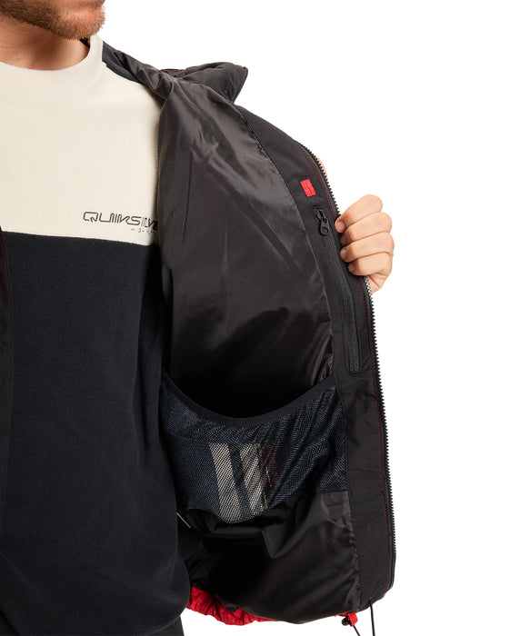 QUIKSILVER メンズ HIGH IN THE HOOD JK スノージャケット <SURF THE MOUNTAIN>【25-26SNOWモデル】 RZK0 / L