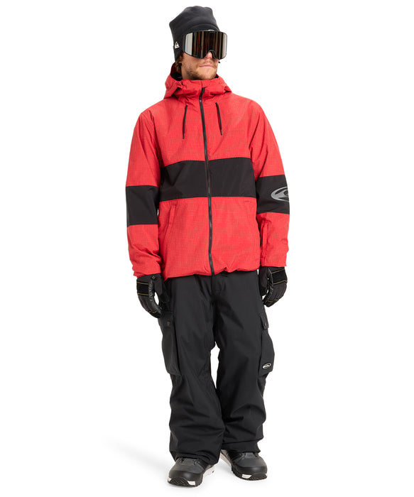 QUIKSILVER メンズ HIGH IN THE HOOD JK スノージャケット <SURF THE MOUNTAIN>【25-26SNOWモデル】 RZK0 / L