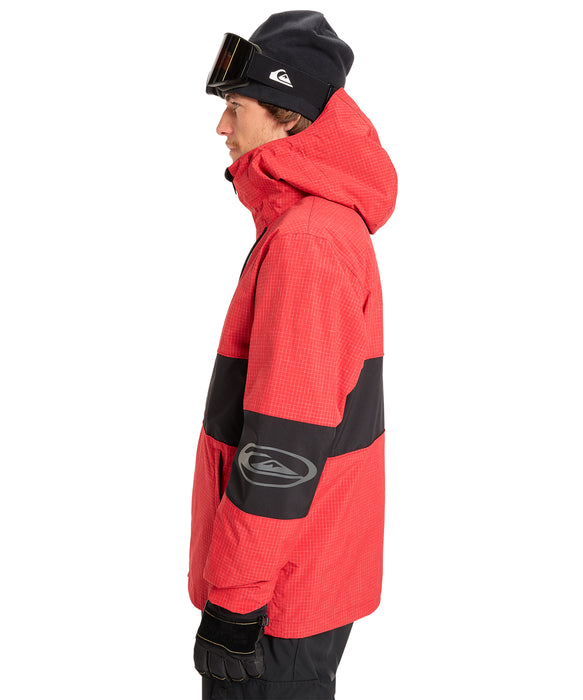 QUIKSILVER メンズ HIGH IN THE HOOD JK スノージャケット <SURF THE MOUNTAIN>【25-26SNOWモデル】 RZK0 / L