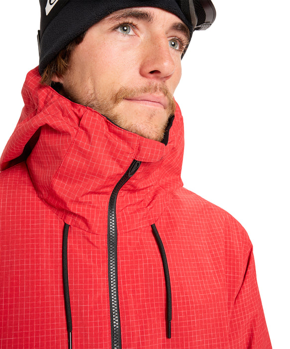 QUIKSILVER メンズ HIGH IN THE HOOD JK スノージャケット <SURF THE MOUNTAIN>【25-26SNOWモデル】 RZK0 / L