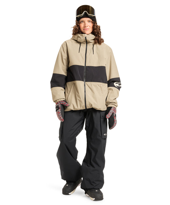 QUIKSILVER メンズ HIGH IN THE HOOD JK スノージャケット <SURF THE MOUNTAIN>【25-26SNOWモデル】 TZC0 / L