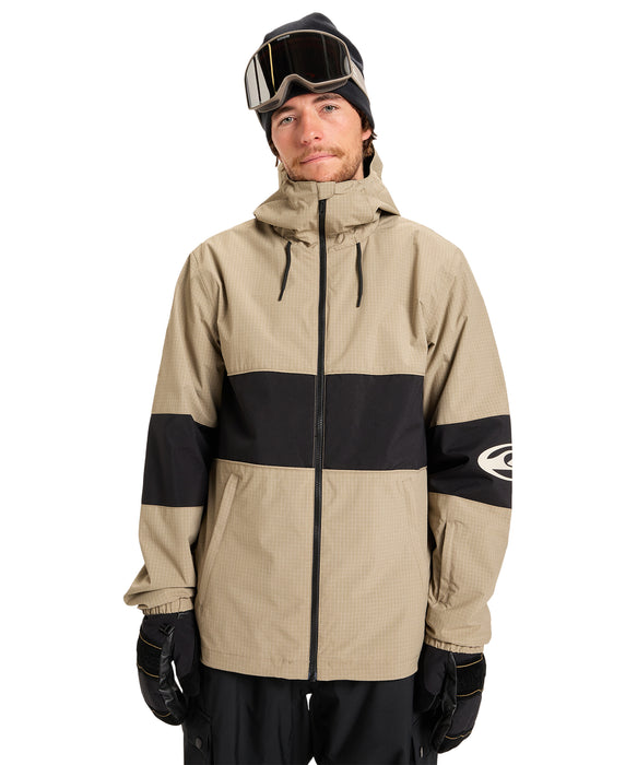 QUIKSILVER メンズ HIGH IN THE HOOD JK スノージャケット <SURF THE MOUNTAIN>【25-26SNOWモデル】 TZC0 / L