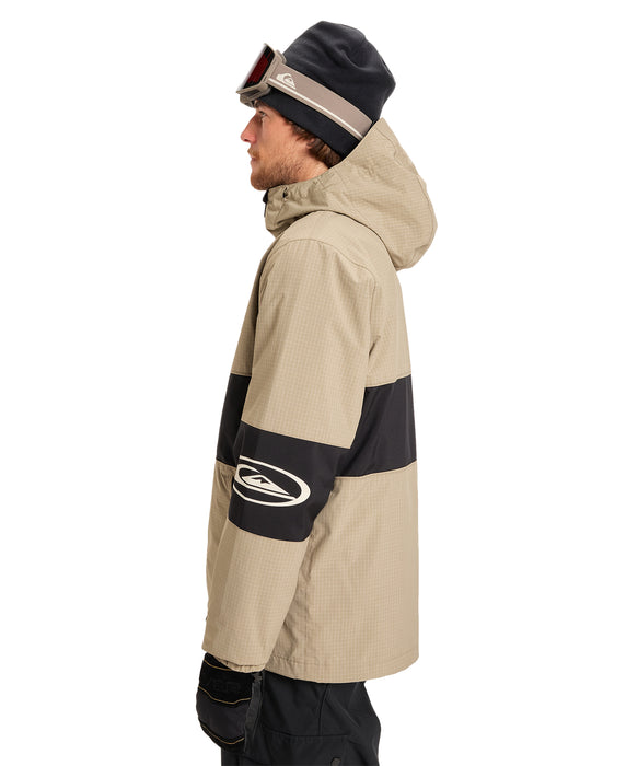 QUIKSILVER メンズ HIGH IN THE HOOD JK スノージャケット <SURF THE MOUNTAIN>【25-26SNOWモデル】 TZC0 / L