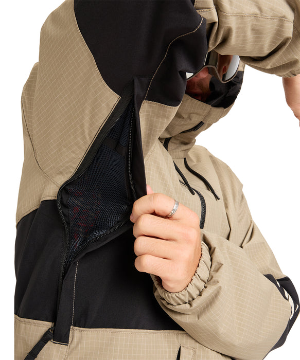 QUIKSILVER メンズ HIGH IN THE HOOD JK スノージャケット <SURF THE MOUNTAIN>【25-26SNOWモデル】 TZC0 / L