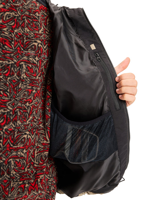 QUIKSILVER メンズ HIGH IN THE HOOD JK スノージャケット <SURF THE MOUNTAIN>【25-26SNOWモデル】 TZC0 / L