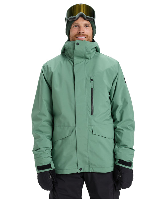 QUIKSILVER メンズ MISSION SOLID JK スノージャケット 10,000mm/5,000