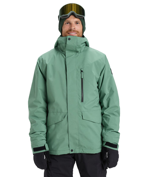 QUIKSILVER メンズ MISSION SOLID JK スノージャケット 10,000mm/5,000