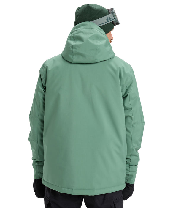 QUIKSILVER メンズ MISSION SOLID JK スノージャケット 10,000mm/5,000