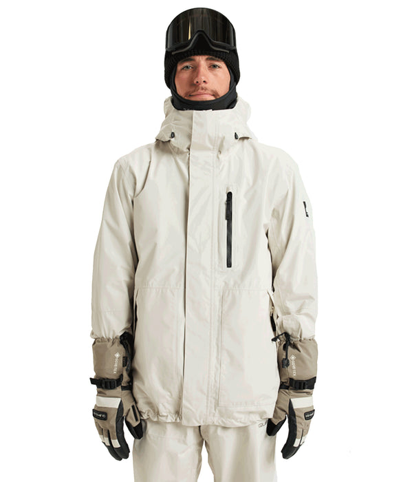 スノーボード Quiksilver MISSION GORE JK GORE-TEX QUIKSILVER メンズ MISSION GORE-TEX JK スノージャケット 【25