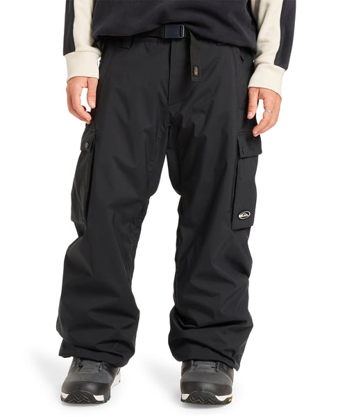 QUIKSILVER メンズ SNOW DOWN CARGO PT スノーパンツ 【25-26SNOWモデル】