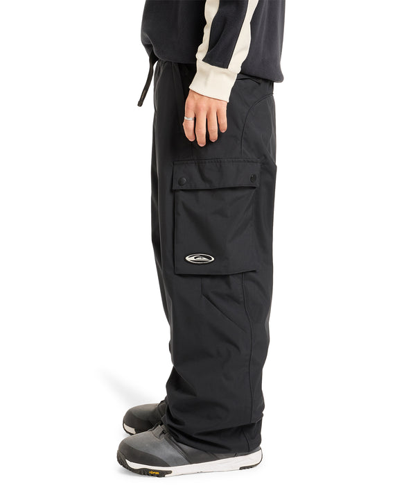 QUIKSILVER メンズ SNOW DOWN CARGO PT スノーパンツ 【25-26SNOWモデル】