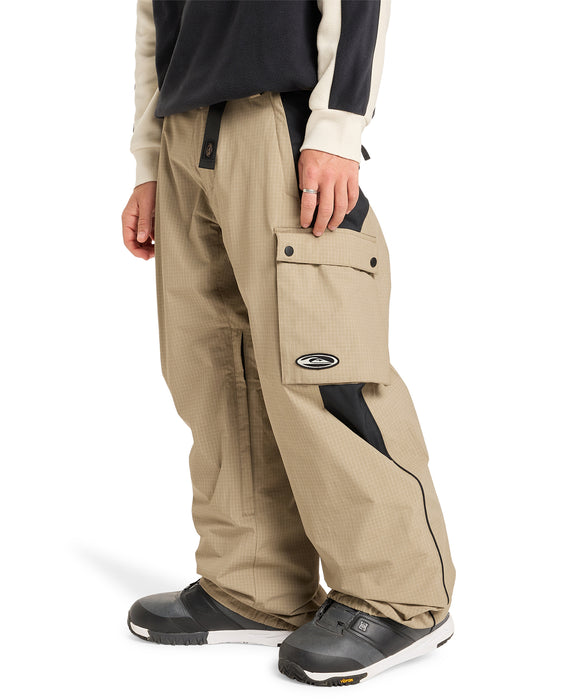 QUIKSILVER メンズ SNOW DOWN CARGO PT スノーパンツ 【25-26SNOWモデル】