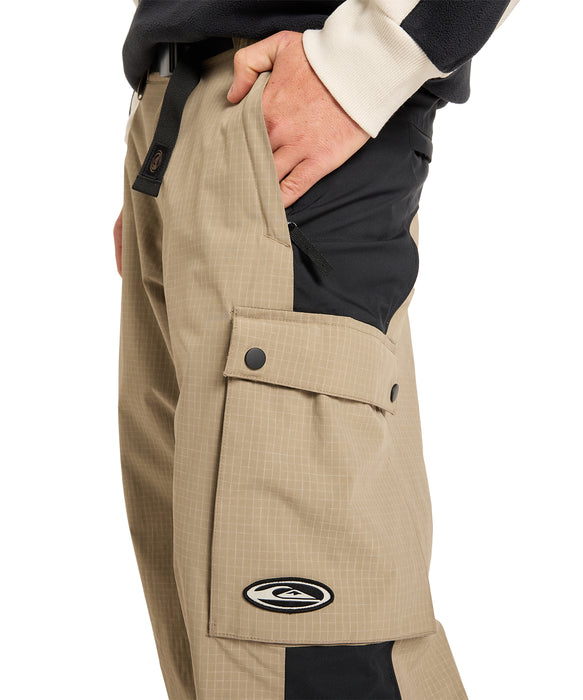 QUIKSILVER メンズ SNOW DOWN CARGO PT スノーパンツ 【25-26SNOWモデル】