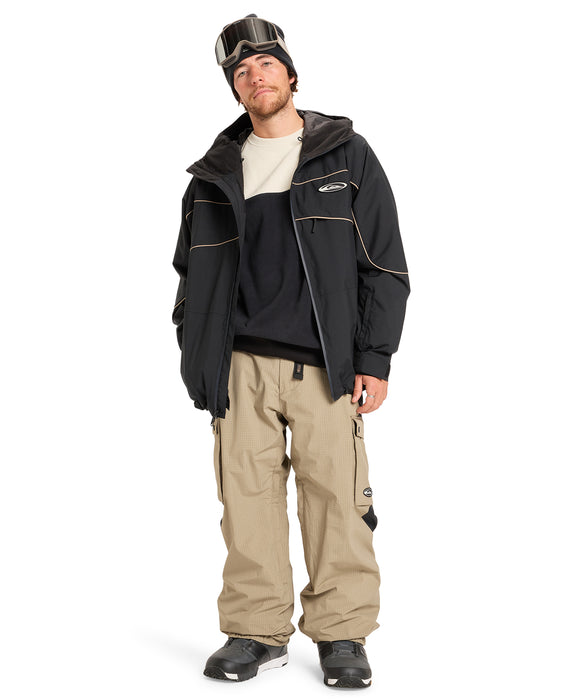 QUIKSILVER メンズ SNOW DOWN CARGO PT スノーパンツ 【25-26SNOWモデル】