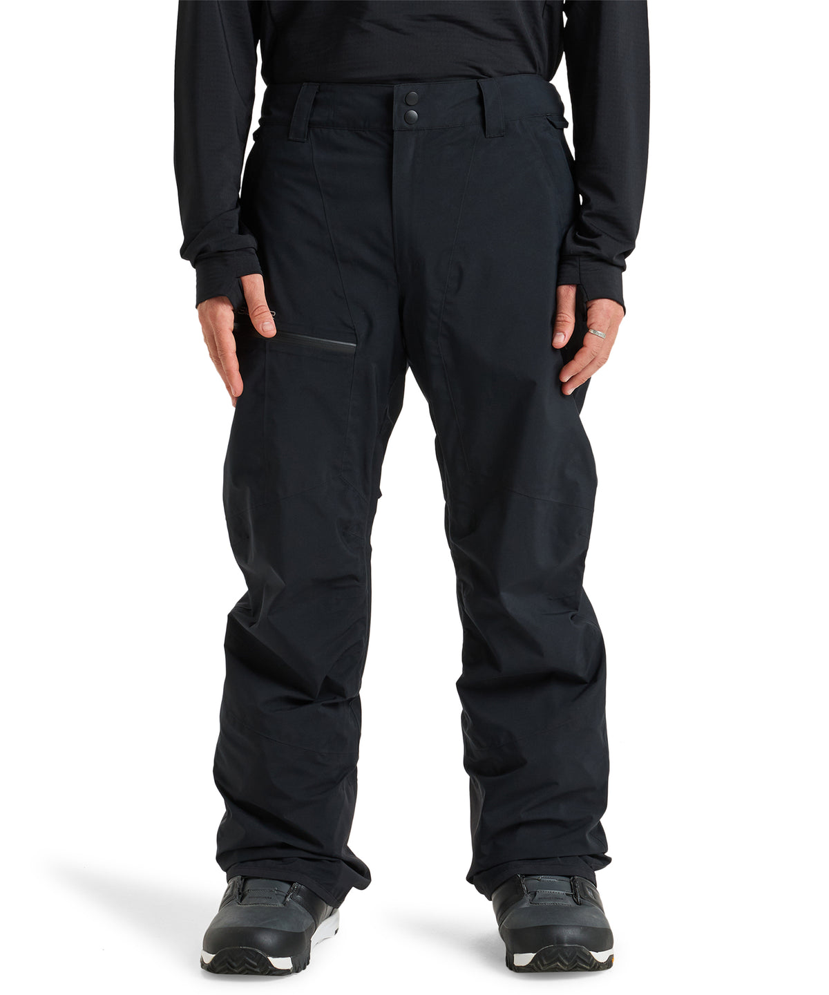 Quiksilver GORE-TEX スノーボードパンツ ブラック OUTLET】QUIKSILVER メンズ FOREVER STRETCH GORE-TEX PT ゴアテックス