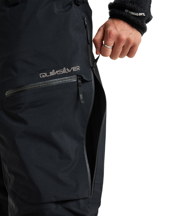 QUIKSILVER メンズ HIGHLINE PRO 3L GORE-TEX BIB スノーパンツ 【25