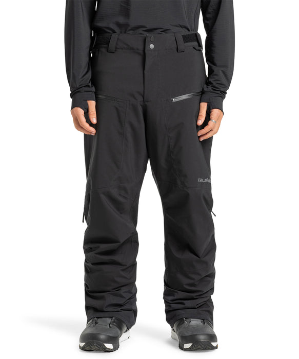 QUIKSILVER メンズ PARAMO STRETCH 20K PT スノーパンツ 【25