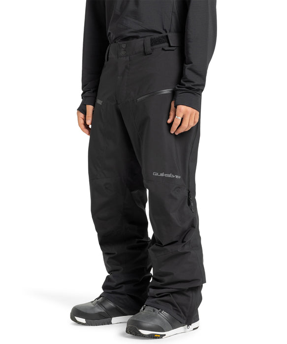 QUIKSILVER メンズ PARAMO STRETCH 20K PT スノーパンツ <SURF THE MOUNTAIN>【25-26SNOWモデル】 KVJ0 / L