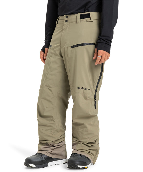 QUIKSILVER メンズ PARAMO STRETCH 20K PT スノーパンツ 【25-26SNOW