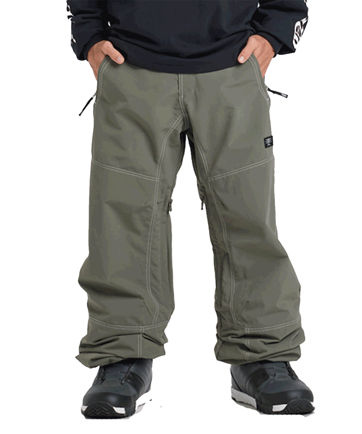 OUTLET】QUIKSILVER メンズ LIVE WIRE PT スノーパンツ 10,000mm防水 10K