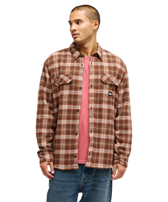 QUIKSILVER メンズ VENTURE SHERPA 長袖シャツ 【2026年秋冬モデル】 CTF1 / XL