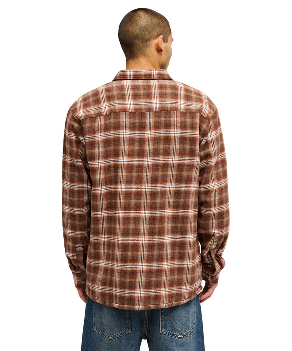 QUIKSILVER メンズ VENTURE SHERPA 長袖シャツ 【2026年秋冬モデル】 CTF1 / XL