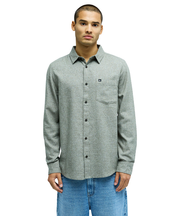 QUIKSILVER メンズ MOTHERFLY HEATHER 長袖シャツ 【2026年秋冬モデル】 CRTH / XL