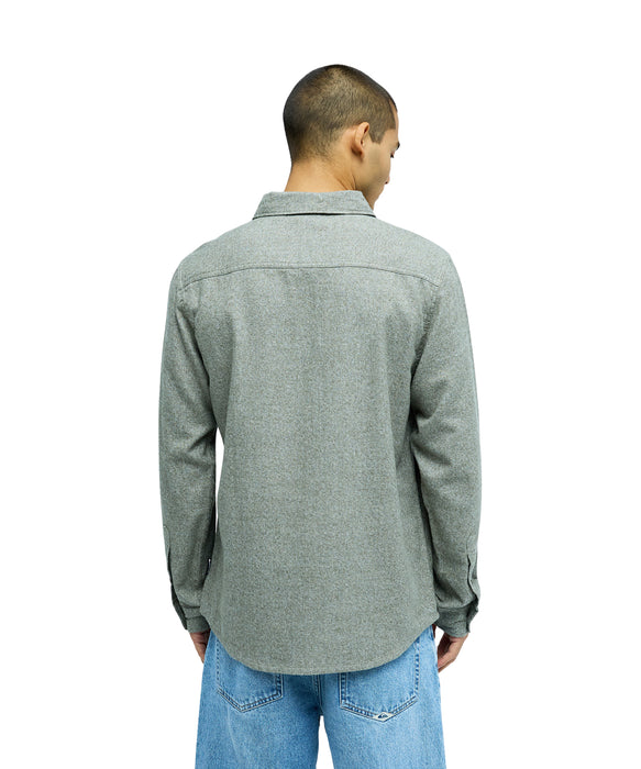 QUIKSILVER メンズ MOTHERFLY HEATHER 長袖シャツ 【2026年秋冬モデル】 CRTH / XL