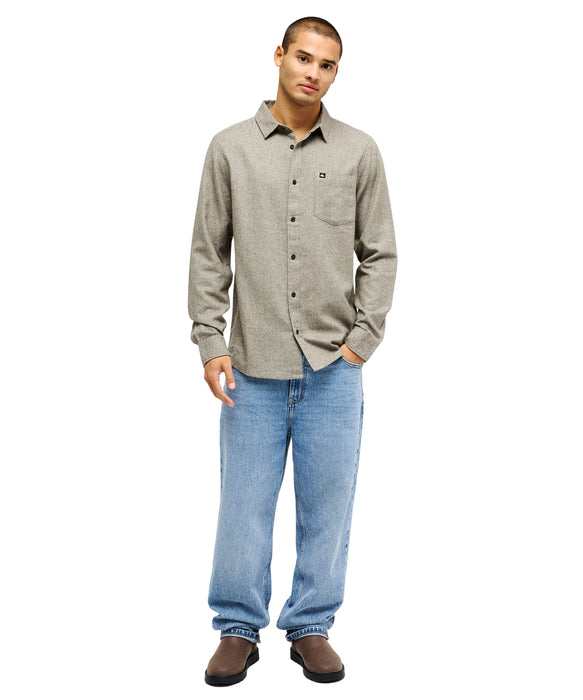 QUIKSILVER メンズ MOTHERFLY HEATHER 長袖シャツ 【2026年秋冬モデル】 CRTH / XL