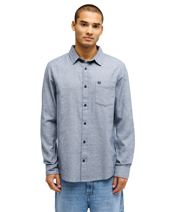 QUIKSILVER メンズ MOTHERFLY HEATHER 長袖シャツ 【2026年秋冬モデル】 KTPH / XL