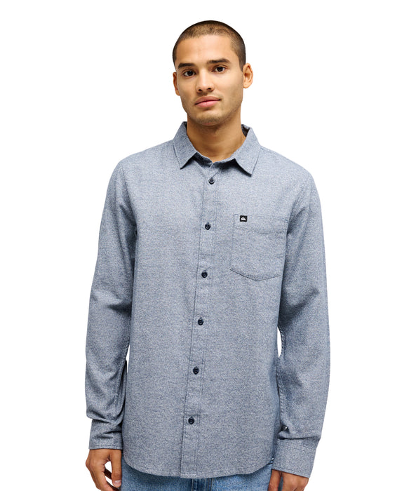 QUIKSILVER メンズ MOTHERFLY HEATHER 長袖シャツ 【2026年秋冬モデル】 KTPH / XL
