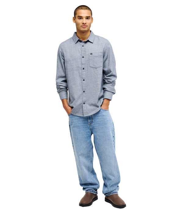 QUIKSILVER メンズ MOTHERFLY HEATHER 長袖シャツ 【2026年秋冬モデル】 KTPH / XL