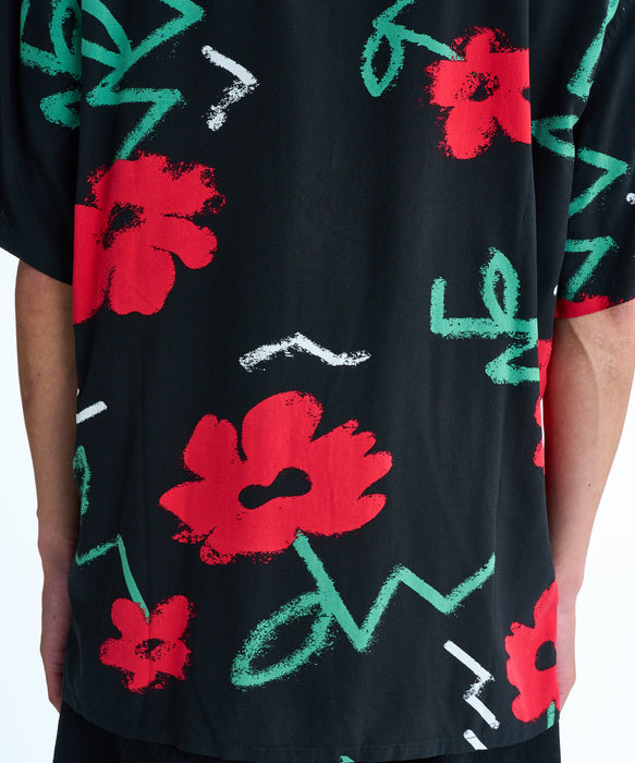 QUIKSILVER メンズ SAFE PARADISE SS 半袖シャツ 【2026年春夏モデル】 KVJ6 / L
