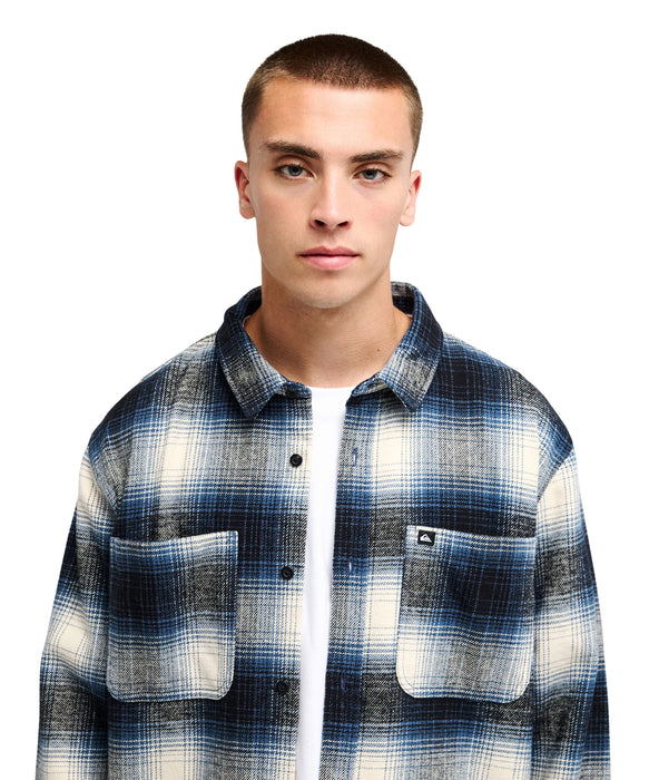 QUIKSILVER メンズ GLENBROOK LS 長袖シャツ 【2026年秋冬モデル】 BRQ1 / XL