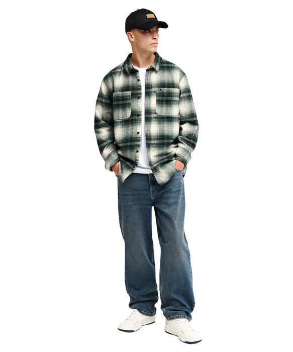 QUIKSILVER メンズ GLENBROOK LS 長袖シャツ 【2026年秋冬モデル】 GRT1 / XL