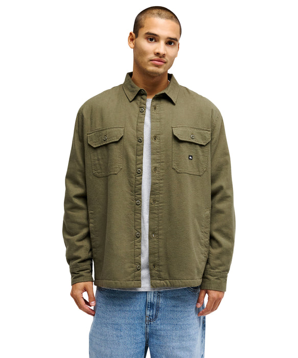 QUIKSILVER メンズ VENTURE SHERPA SOLID 長袖シャツ 【2026年秋冬モデル】 CRE0 / XL