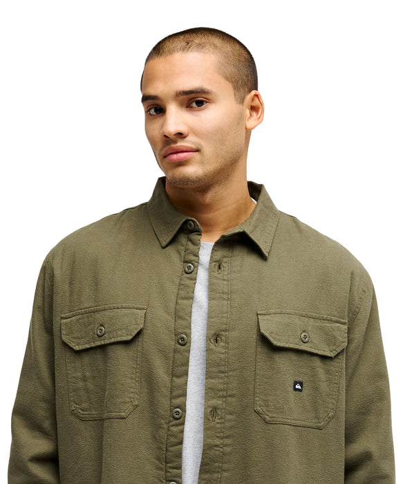 QUIKSILVER メンズ VENTURE SHERPA SOLID 長袖シャツ 【2026年秋冬モデル】 CRE0 / XL