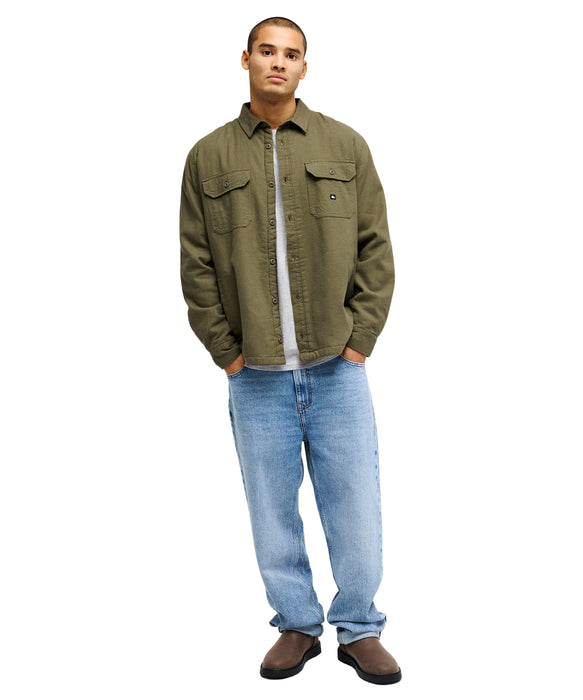 QUIKSILVER メンズ VENTURE SHERPA SOLID 長袖シャツ 【2026年秋冬モデル】 CRE0 / XL