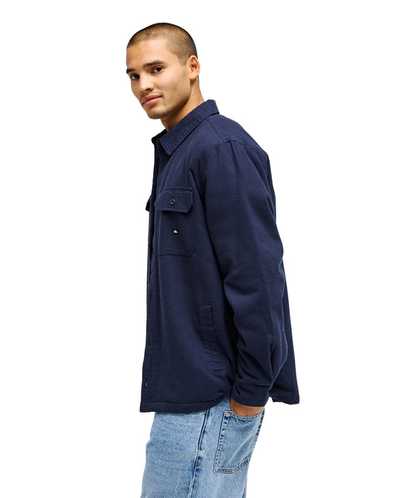 QUIKSILVER メンズ VENTURE SHERPA SOLID 長袖シャツ 【2026年秋冬モデル】 KTP0 / XL