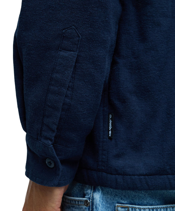 QUIKSILVER メンズ VENTURE SHERPA SOLID 長袖シャツ 【2026年秋冬モデル】 KTP0 / XL
